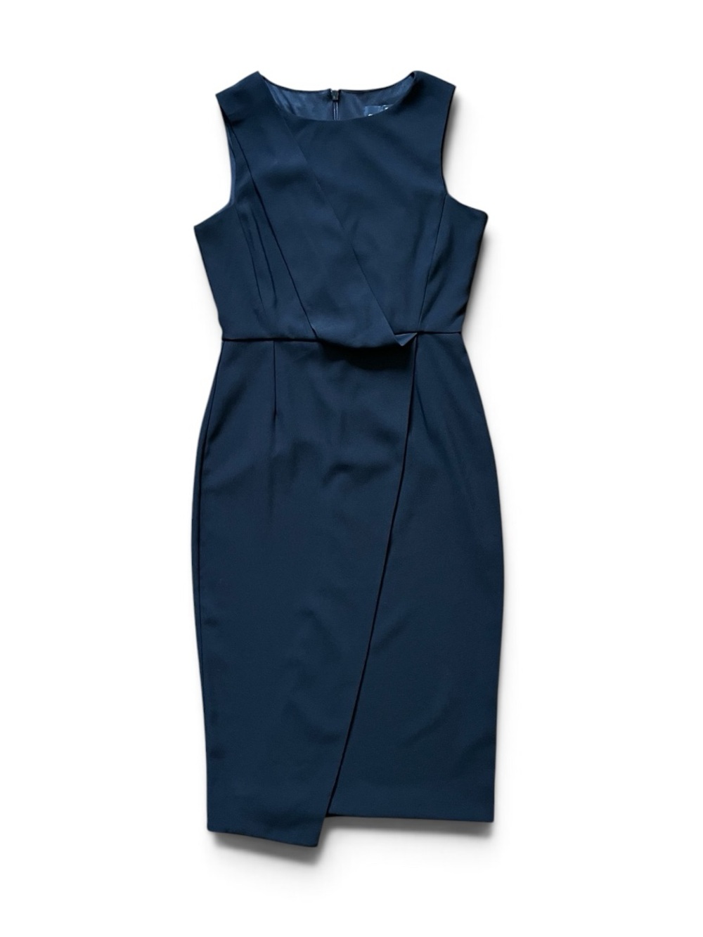 ASOS Black Sleeveless Midi Sheath Dress